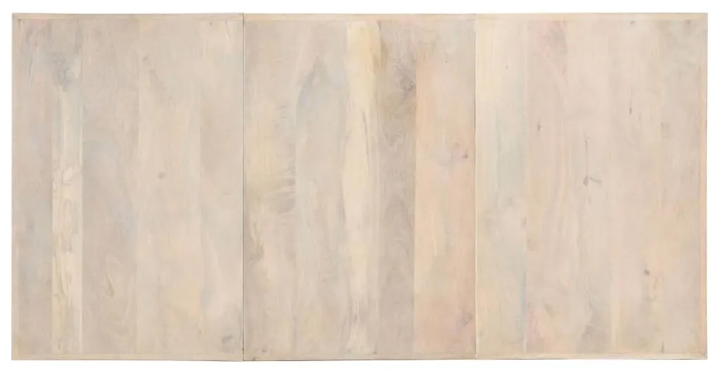 vidaXL Τραπεζαρία 180 x 90 x 76 εκ. από Μασίφ Ξεβαμμένο Ξύλο Μάνγκο