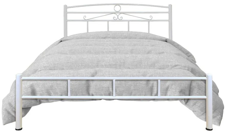 Κρεβάτι Μεταλλικό Annabelle Εκρού, 140x200 εκ.