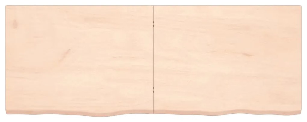 vidaXL Πάγκος Μπάνιου 160x60x(2-4) εκ. από Ακατέργαστο Μασίφ Ξύλο
