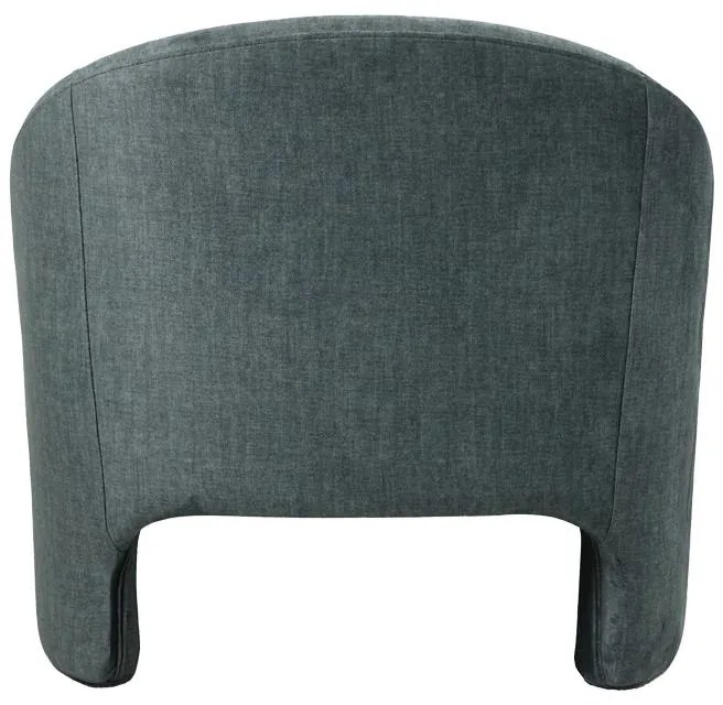 Πολυθρόνα Berza ανθρακί ύφασμα 76x76x71εκ 76x76x71 εκ.