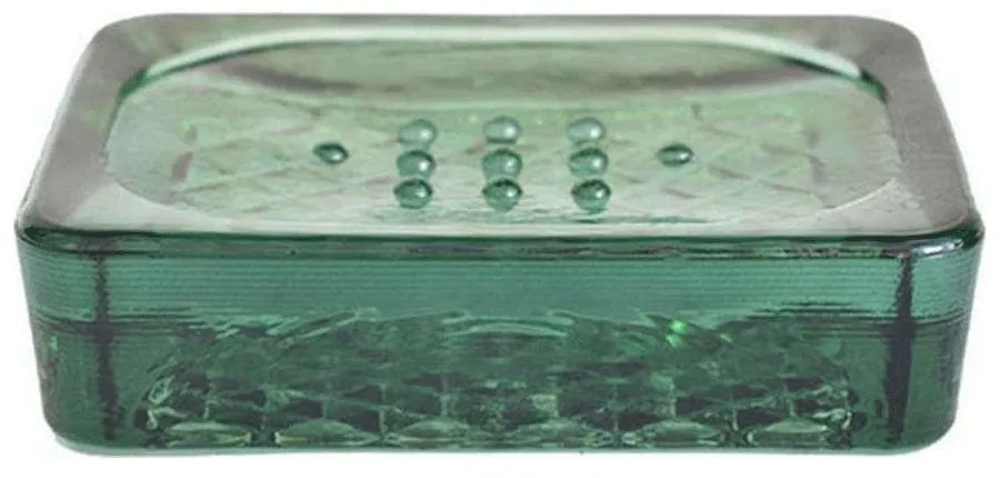 Σαπουνοθήκη Diamante 016.5926DB622 Γυάλινη Green Glass