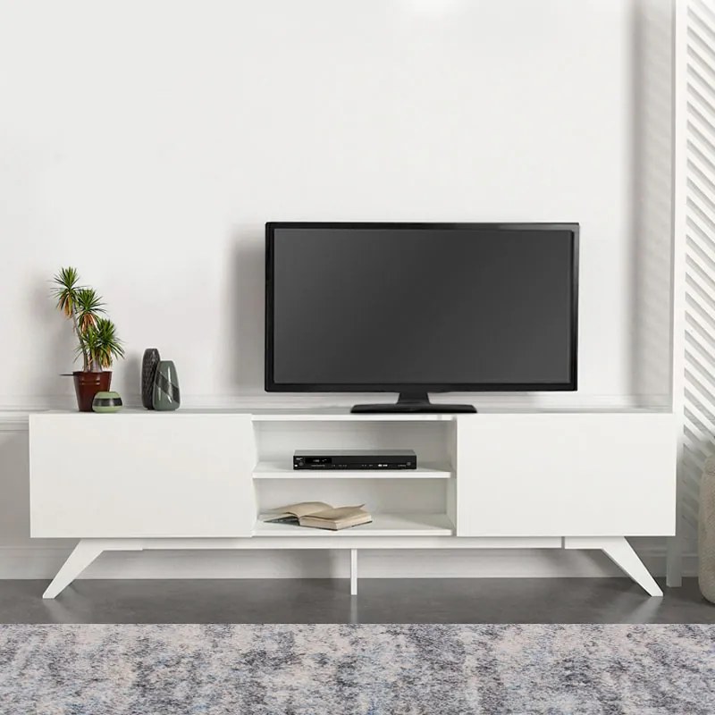 ΕΠΙΠΛΟ ΤΗΛΕΟΡΑΣΗΣ JARVIS MEGAPAP ΧΡΩΜΑ ΛΕΥΚΟ 180X31,3X58ΕΚ.