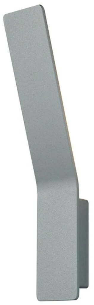 Φωτιστικό Τοίχου ZD80039LEDGY Grey Aluminium