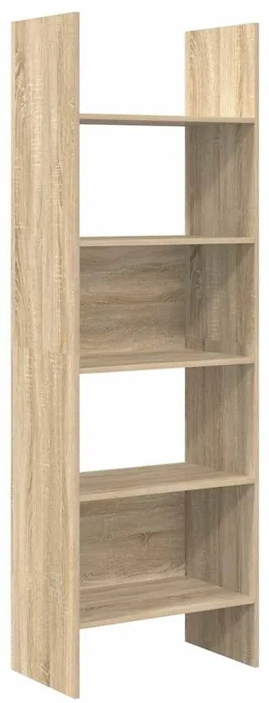 vidaXL Βιβλιοθήκη Χρώμα Sonoma Δρυς 60 x 35 x 180 εκ. από Επεξ. Ξύλο
