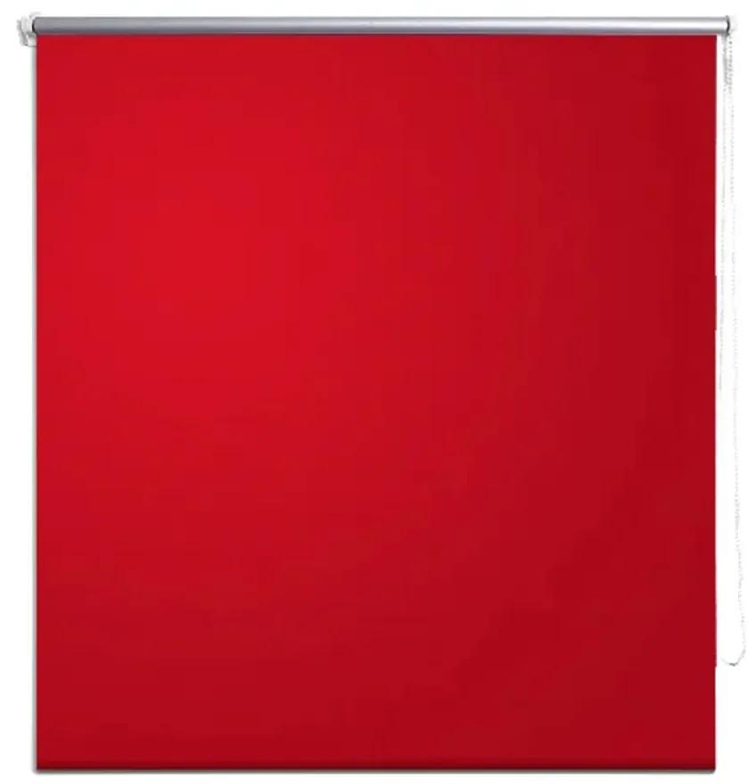 vidaXL Ρόλερ Σκίασης Blackout Κόκκινο 100 x 230 cm