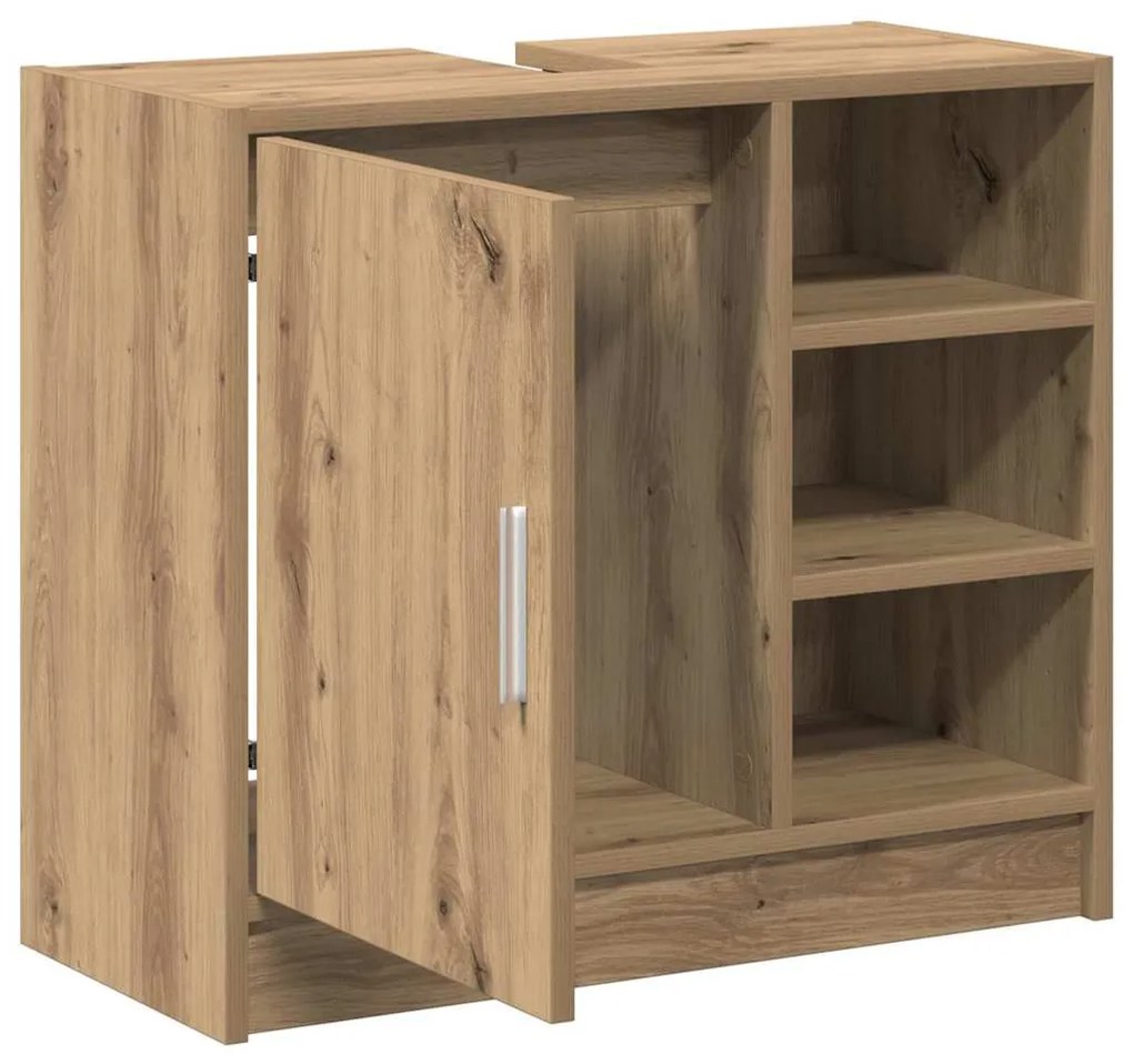 vidaXL Ντουλάπι Νιπτήρα Artisan Oak 63 x 29 x 55 cm Επεξεργασμένο ξύλο