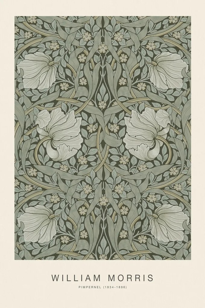 Εκτύπωση έργου τέχνης Pimpernel (Special Edition Classic Vintage Pattern) - William Morris, (26.7 x 40 cm)