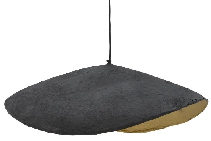 Φωτιστικό οροφής Lampi Inart μαύρο-χρυσό press papier-μέταλλο 71x53x123εκ 71x53x123 εκ.