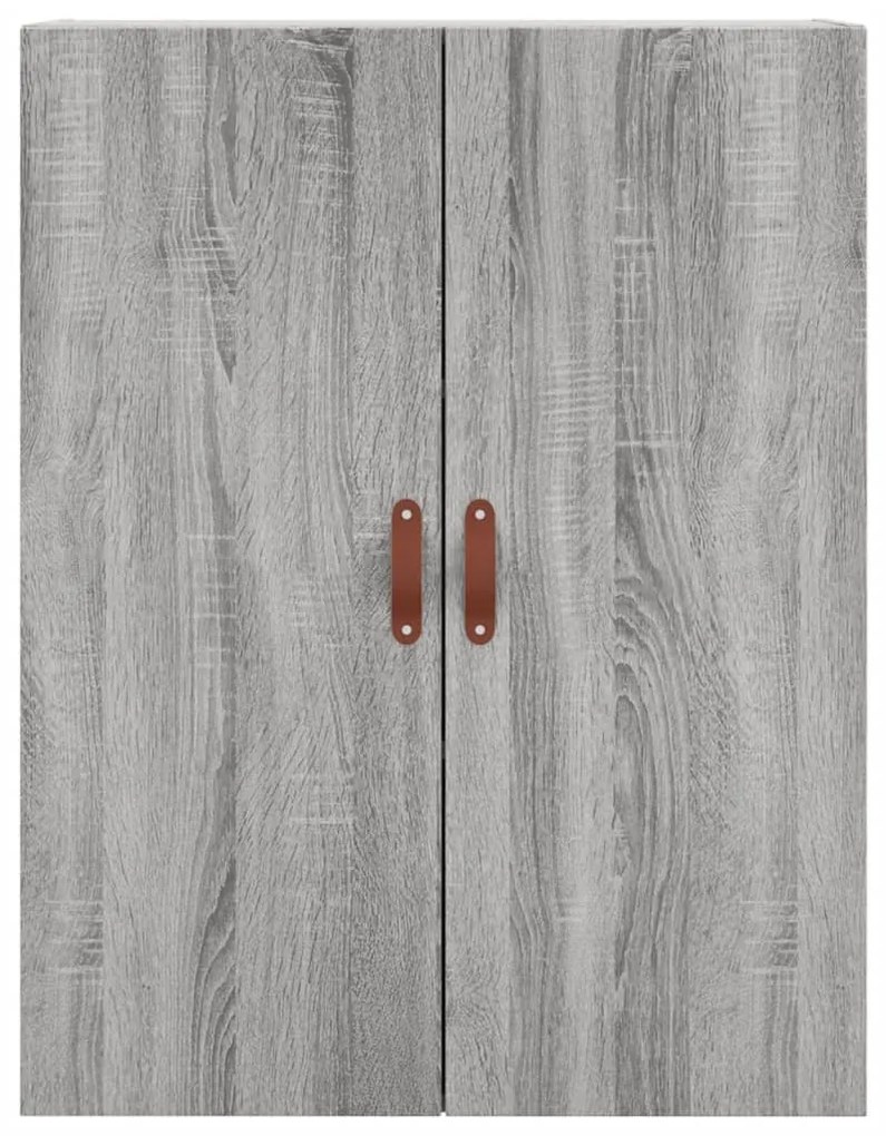 vidaXL Ντουλάπι Τοίχου Γκρι Sonoma 69,5 x 34 x 90 εκ.