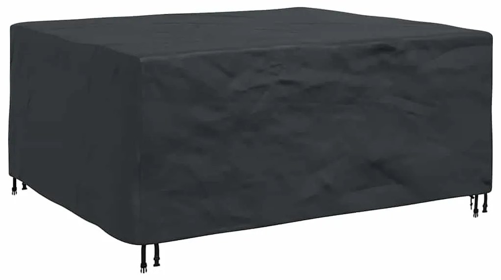 vidaXL Κάλυμμα επίπλων Μονόχρωμο Μαύρο 200 x 150 x 85 εκ. 600D