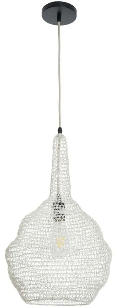 Φωτιστικό Οροφής Kentucky 01880 30x30x50cm 1xE27 Beige GloboStar