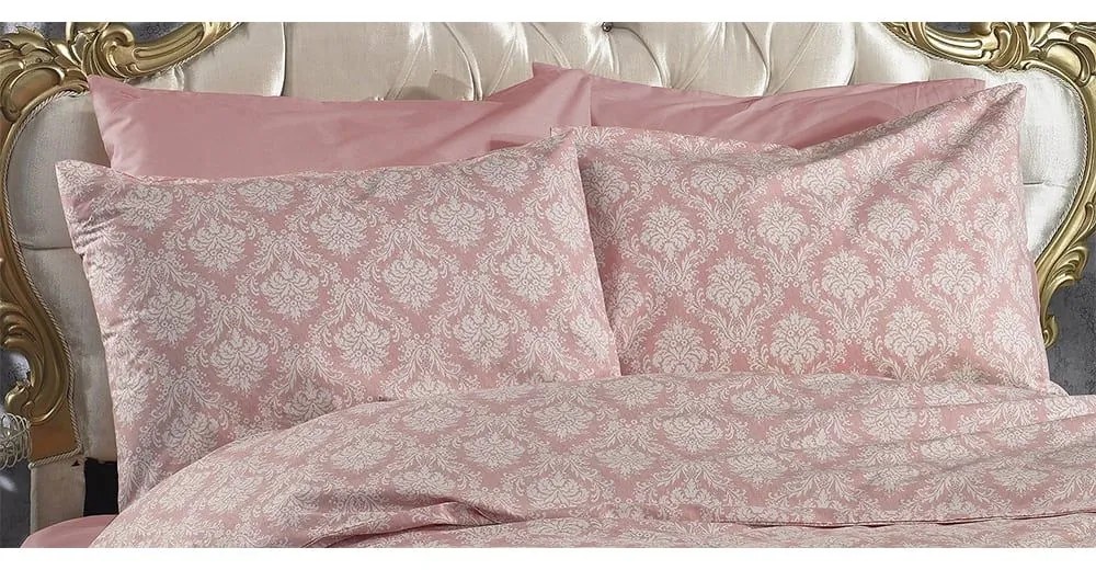 Μαξιλαροθήκη Οφηλία 277 Pink DimCol 50Χ70 50x70cm Βαμβάκι-Πολυέστερ