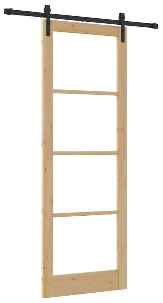 vidaXL Συρόμενη Πόρτα ORKDAL Φυσικό 83 x 232 εκ.