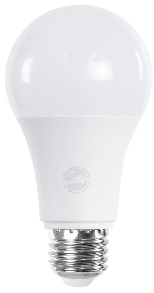 GloboStar 60055 Λάμπα LED E27 A60 Γλόμπος 10W 970lm 260° AC 175-265V IP20 Φ6 x Υ11cm Φυσικό Λευκό 4500K με Αισθητήρα Κίνησης Micro Wave - 3 Χρόνια Εγγύηση