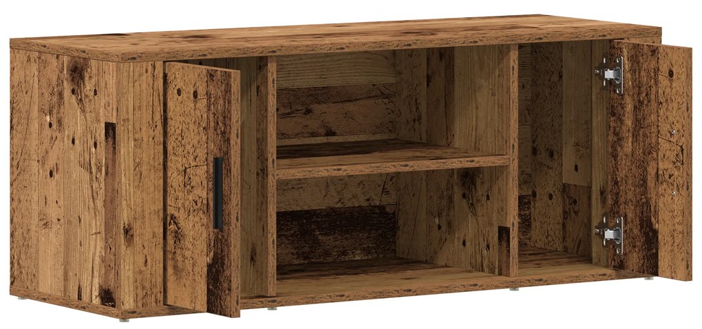 vidaXL Ντουλάπα τηλεόρασης από παλιό ξύλο 100x35x40 εκ. Κατασκευασμένο από MDF