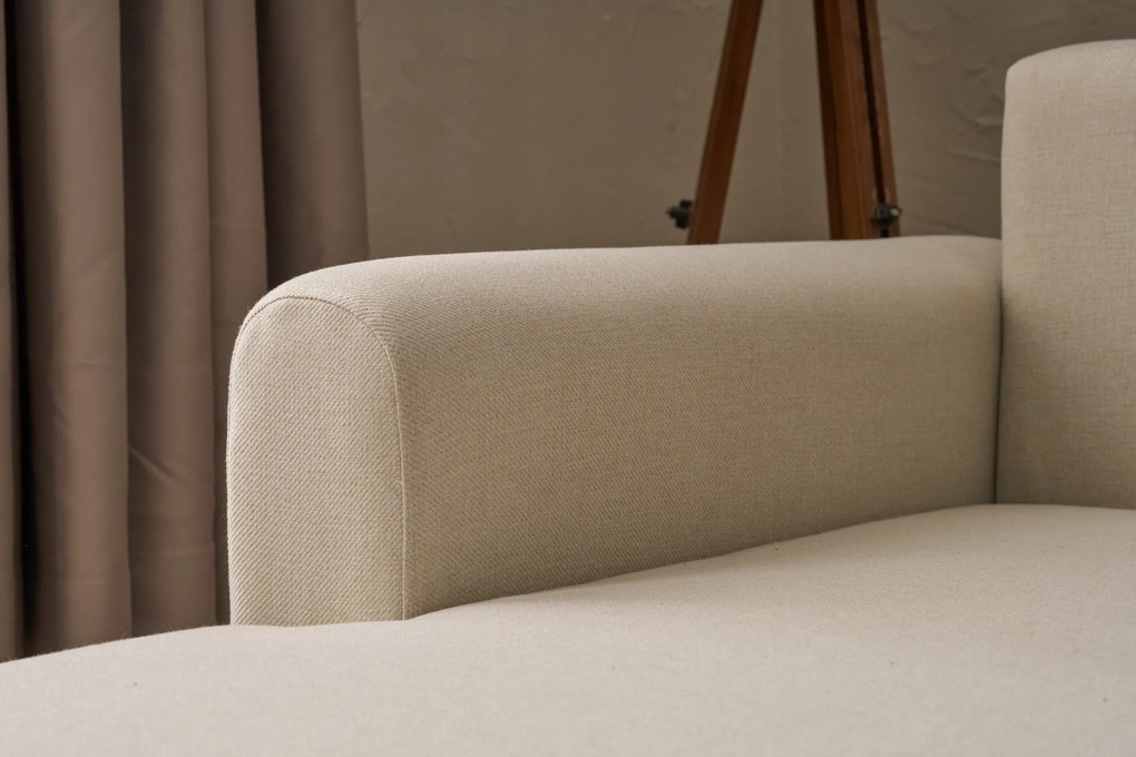 Corner Sofa-Bed Mane Left - Cream Cream