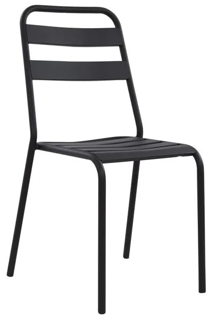 ΚΑΡΕΚΛΑ ΜΕΤΑΛΛΙΚΗ ΜΑΥΡΗ JASON HM5177.01 43x50x86cm - 0614687 - HM5177.01