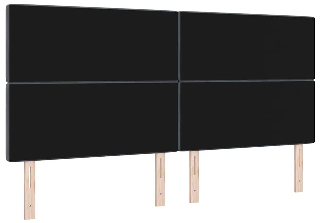 vidaXL Βελούδινο Κεφαλάρι Argyle Σκούρο γκρι 200 cm Βελούδο