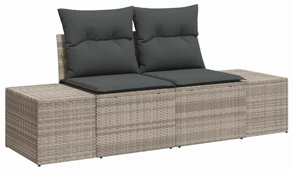 vidaXL Σετ Καναπέ Κήπου 9 pcs 319 x 209 x 85 εκ. Πολυ ράταν