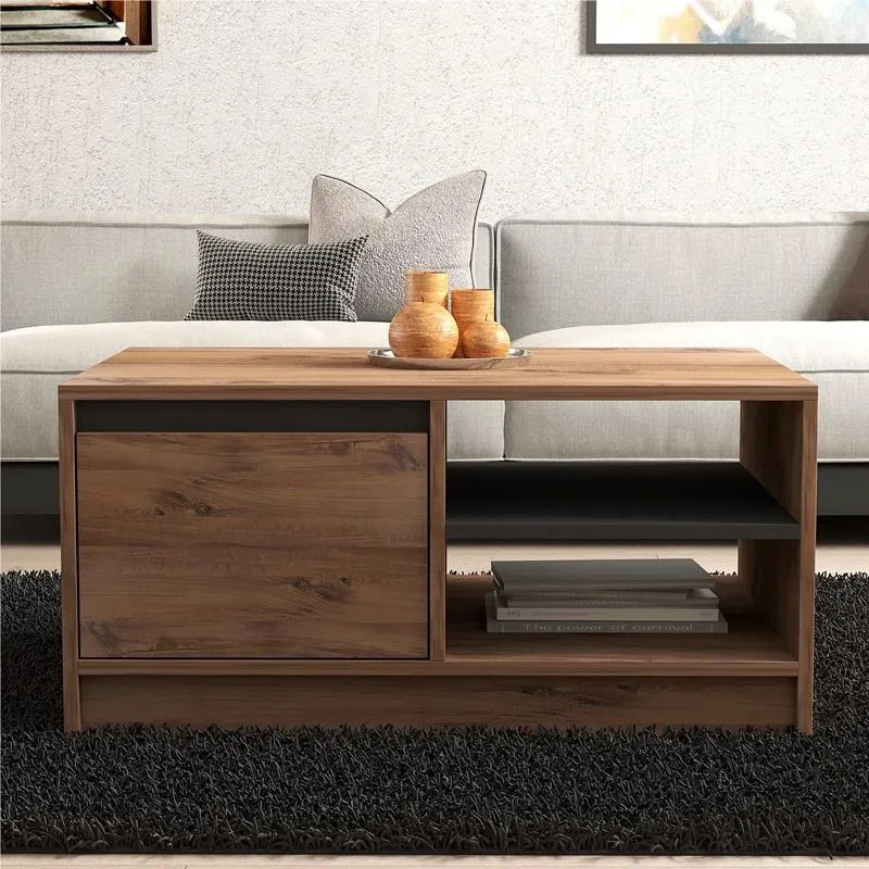 Τραπεζάκι σαλονιού Narli sonoma 90x60x45 εκ. 90x60x45 εκ.