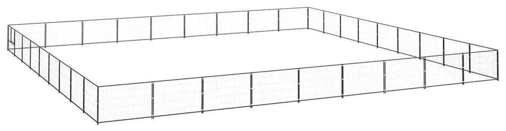 Σπιτάκι Σκύλου Μαύρο 81 μ² Ατσάλινο