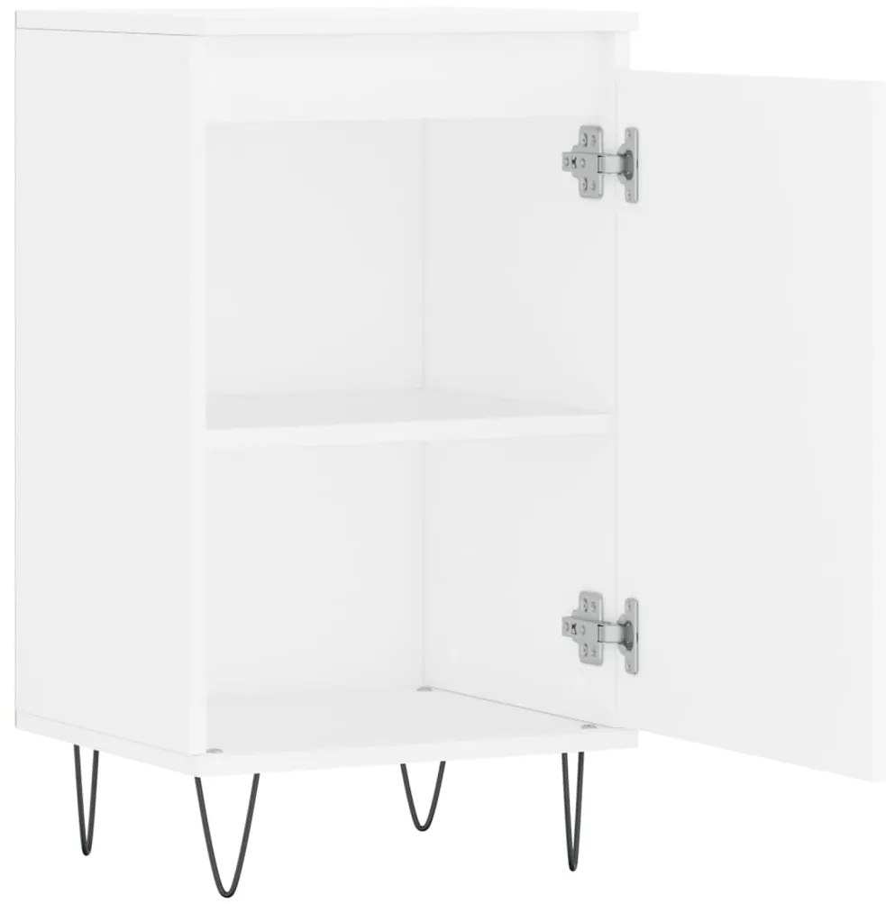 vidaXL Ντουλάπια 2 τεμ. Λευκά 40 x 35 x 70 εκ. από Επεξεργασμένο Ξύλο