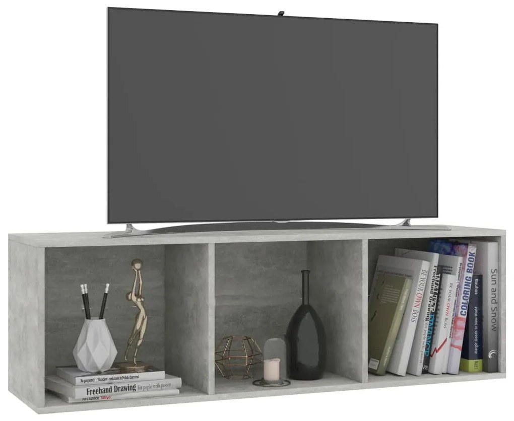 ΒΙΒΛΙΟΘΗΚΗ/ΈΠΙΠΛΟ TV ΓΚΡΙ ΣΚΥΡΟΔΕΜΑΤΟΣ 36X30X114 ΕΚ ΜΟΡΙΟΣΑΝΙΔΑ 800139