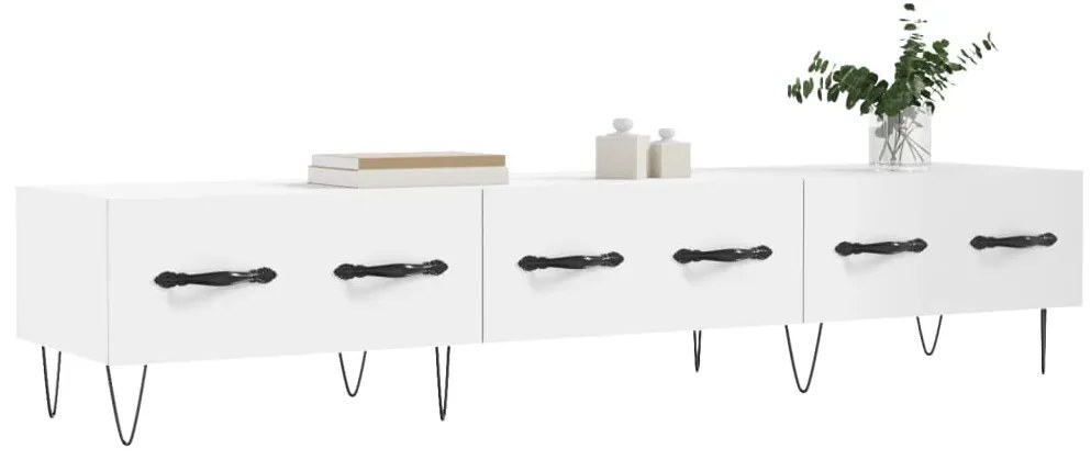 vidaXL Έπιπλο Τηλεόρασης Λευκό 150x36x30 εκ. από Επεξεργασμένο Ξύλο
