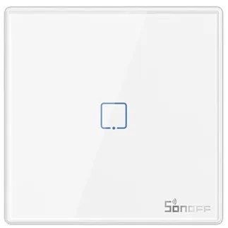SONOFF smart διακόπτης T2EU1C-RF 433MHz, αφής, μονός, λευκός
