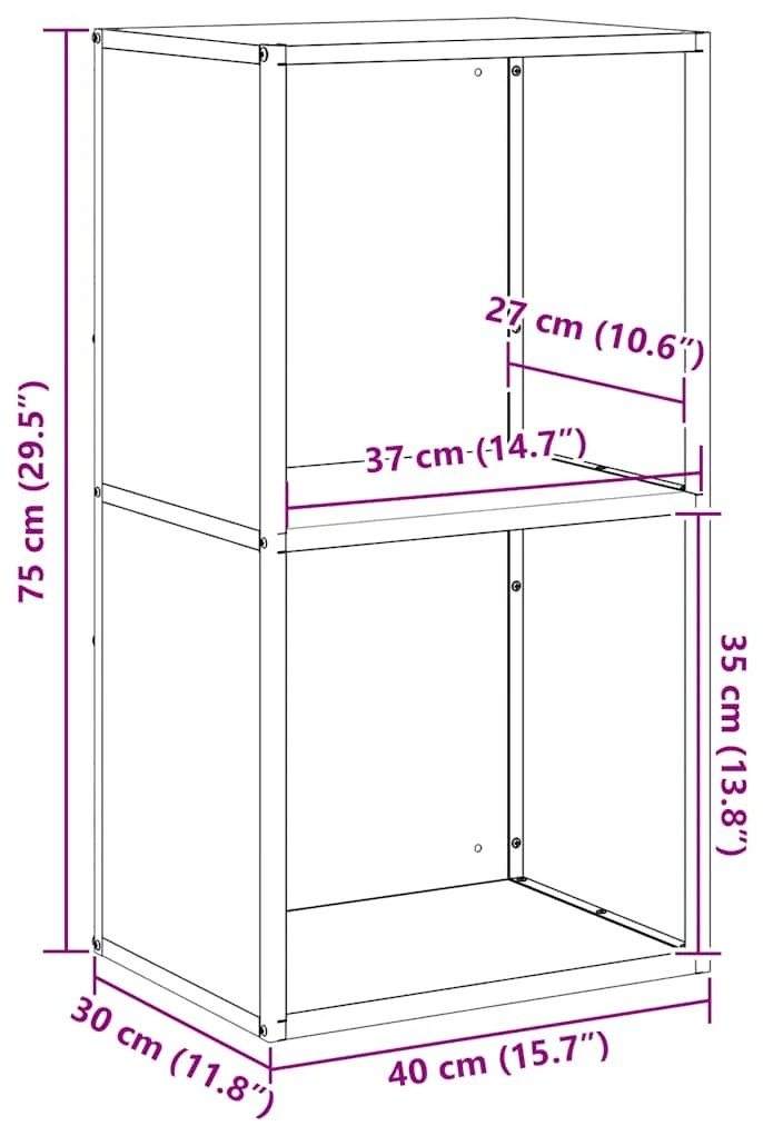 ΡΑΦΙ ΚΑΥΣΟΞΥΛΩΝ 40X30X75 ΕΚ. ΧΑΛΥΒΑΣ ΨΥΧΡΗΣ ΕΛΑΣΗΣ 864194