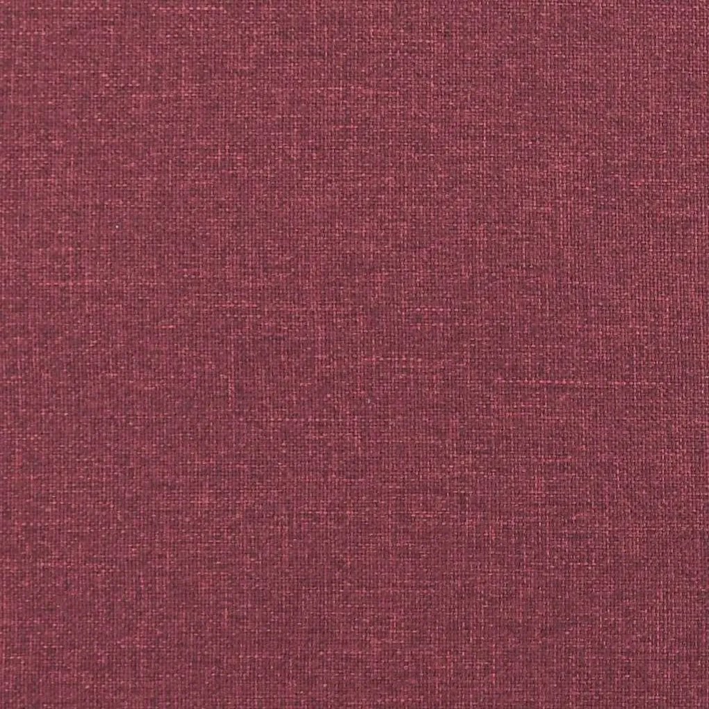 Κουνιστή καρέκλα Wine Red 74x90x102 cm Ύφασμα - Κόκκινο