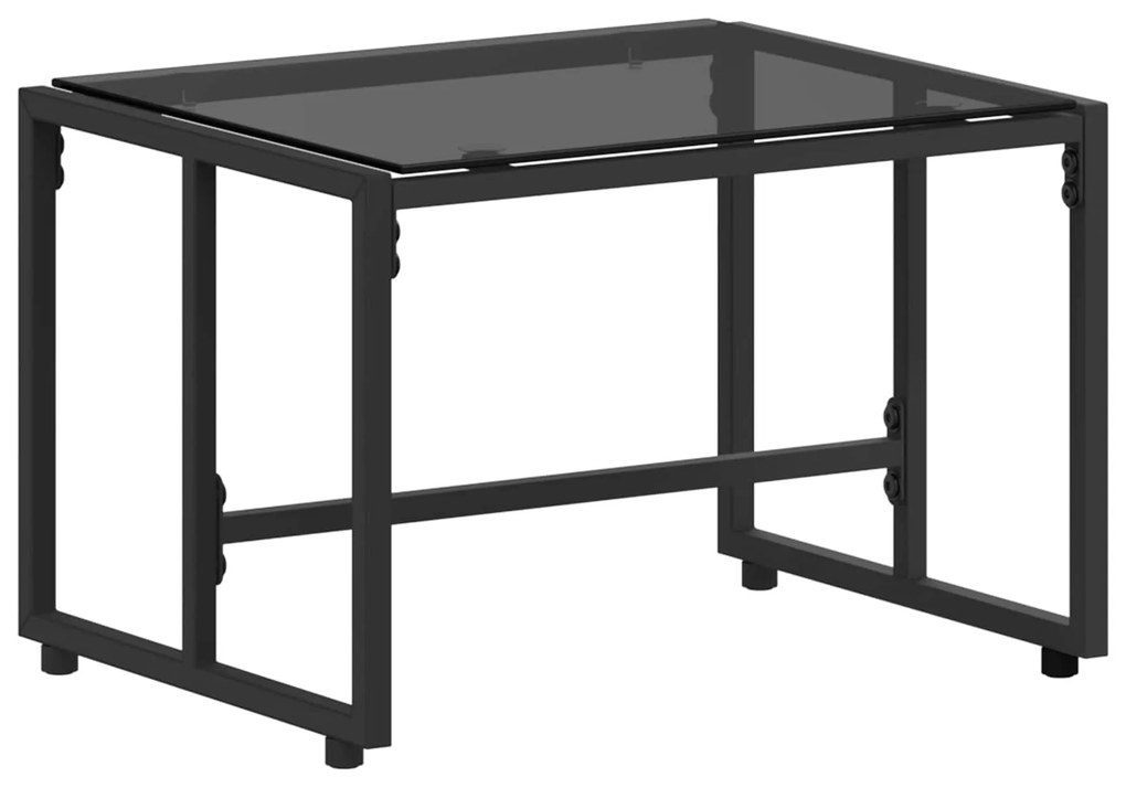 vidaXL Σύνολα επίπλων με μαξιλάρι 3 pcs Μαύρο και Τυρκουάζ Ρατάν