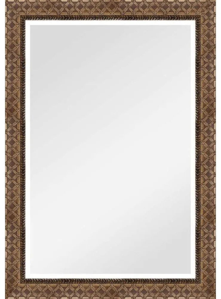 Καθρέπτης Τοίχου Siena HO3112460090 60x90cm Vintage Gold Oriana Ferelli® Πολυρεσίνη