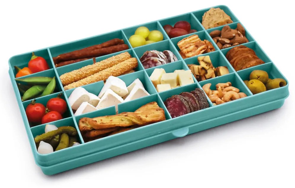 Φαγητοδοχείο Με Χωρίσματα Melii Box XL Blue 19110