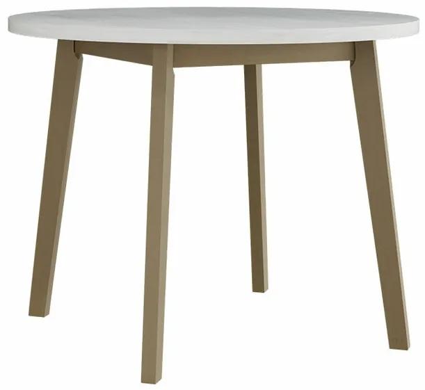 Τραπέζι Victorville 128, Άσπρο, Sonoma οξιά, 75cm, 18 kg, Πλαστικοποιημένη μοριοσανίδα, Ξύλο, Μερικώς συναρμολογημένο, Ξύλο: Οξιά | Epipla1.gr
