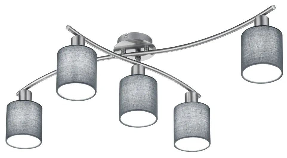 Φωτιστικό Οροφής Trio Lighting Garda 605400511 Γκρι