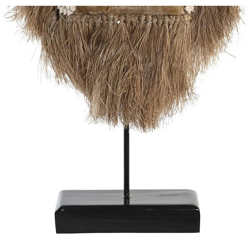 Διακοσμητική Φιγούρα DKD Home Decor Φυσικό Λευκό Κοχύλι Μάσκα (30 x 10 x 60 cm)