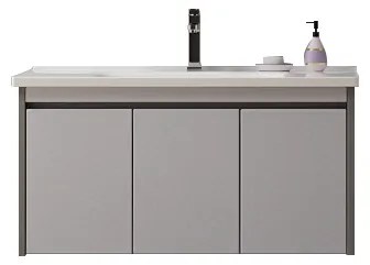 ΣΕΤ ΠΑΓΚΟΥ YVONNE 100cm χρ.GREY S3BYVO100GR S3BYVO100GR