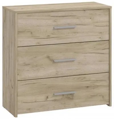 ΚΟΜΟΤΑ-ΣΥΡΤΑΡΙΕΡΑ GARONA 3F GREY OAK ΧΡΩΜΑ 80,5x33x80,5εκ 11012273