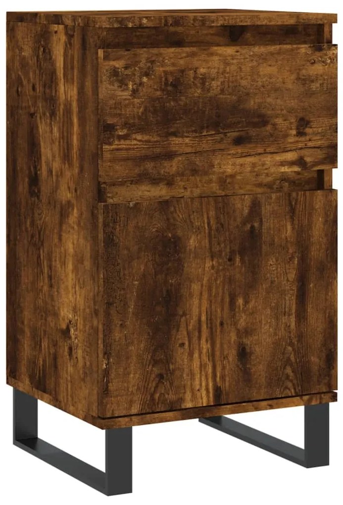 vidaXL Ντουλάπια 2 τεμ. Καπνιστή Δρυς 40x35x70 εκ. από Επεξεργ. Ξύλο