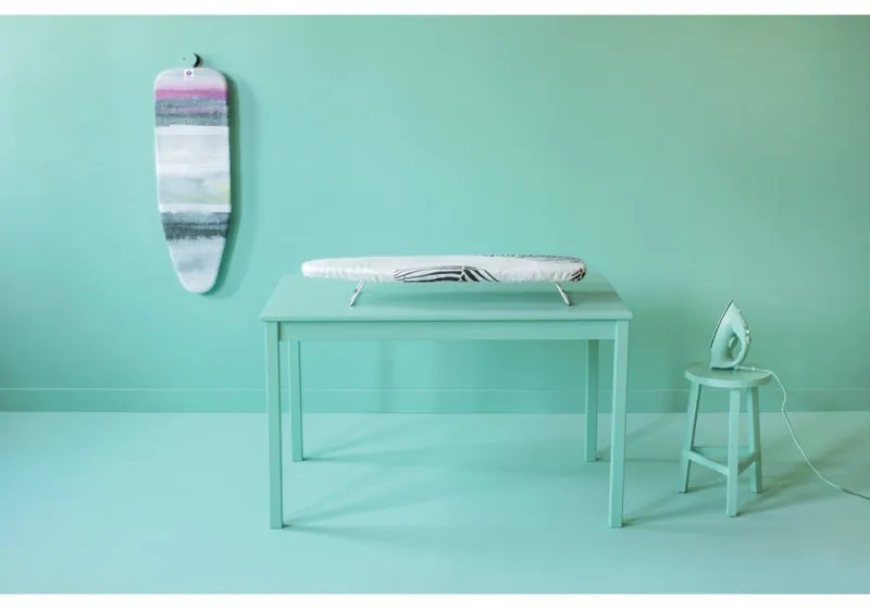 Τραπέζι σιδερώματος Brabantia S 1000819, 95x30 cm, Compact, γάντζος για κρέμασμα, Πολύχρωμο