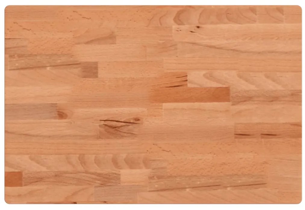 vidaXL Πάγκος Μπάνιου 60x40x4 εκ. από Μασίφ Ξύλο Οξιάς