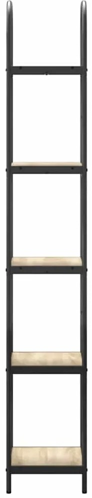 vidaXL Ράφι Βιβλίων Sonoma Δρυς 40 x 30 x 183 εκ Επεξεργασμένο ξύλο
