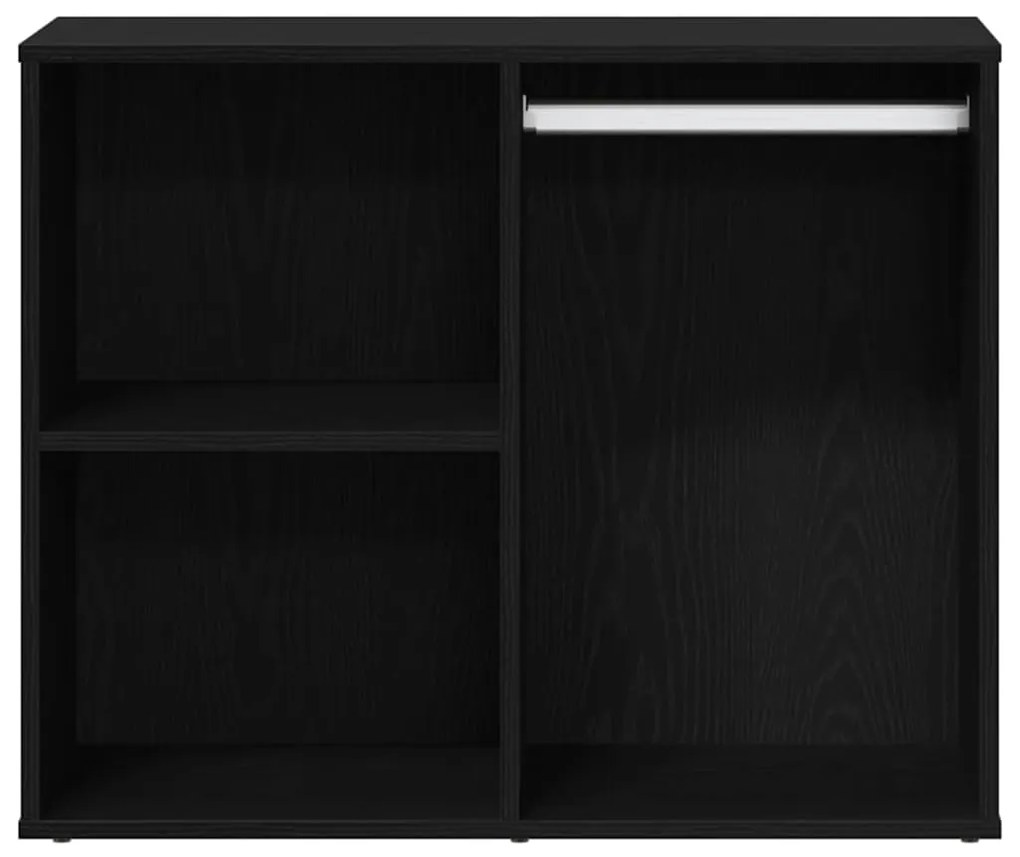 vidaXL Καλλυντικό Ντουλάπι με ράφι Μαύρη δρυς 80 x 40 x 65 εκ.