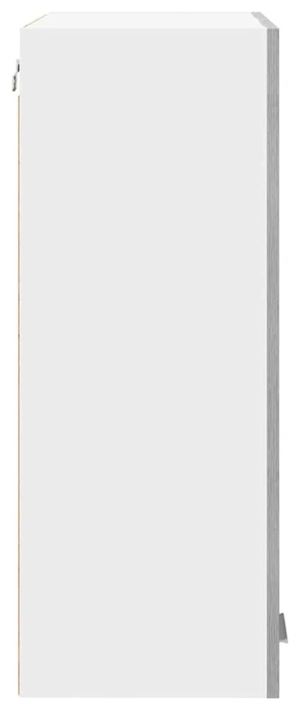 vidaXL Κρεμαστό ντουλάπι με αποθήκευση Γκρίζο Σονομα 60 x 31 x 80 εκ.