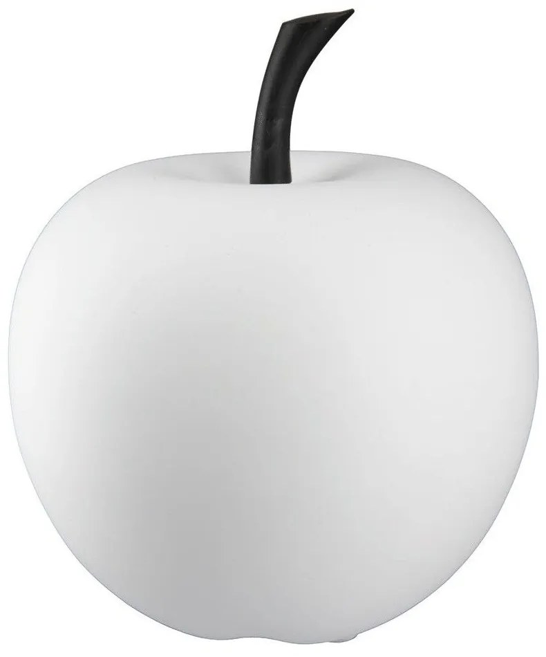 Διακοσμητικό Μήλο Portofino 32052 16x17cm White-Black Ceramic