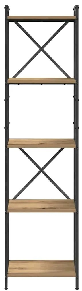 vidaXL Βιβλιοθήκη artisan δρυς 40 x 30 x 153 εκ Επεξεργασμένο ξύλο