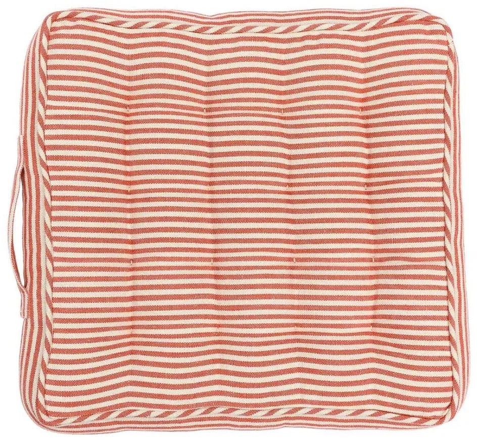 Μαξιλάρι Καρέκλας Rhubarb Stripe Ac00024 40X40Cm White-Red Mindthegap 40Χ40 Foam
