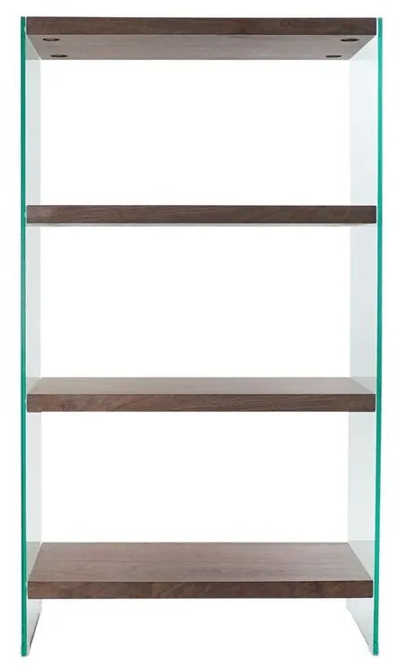 Ράφια DKD Home Decor Σκούρο καφέ Κρυστάλλινο Kαρυδιά Ξύλο MDF 80 x 40 x 150 cm (1)