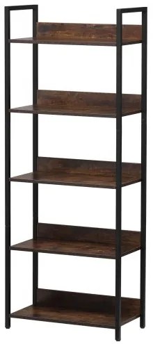 VEVOR Metal Bookshelf Open Bookshelf 5-Tier for Living room Bedroom &amp; Office